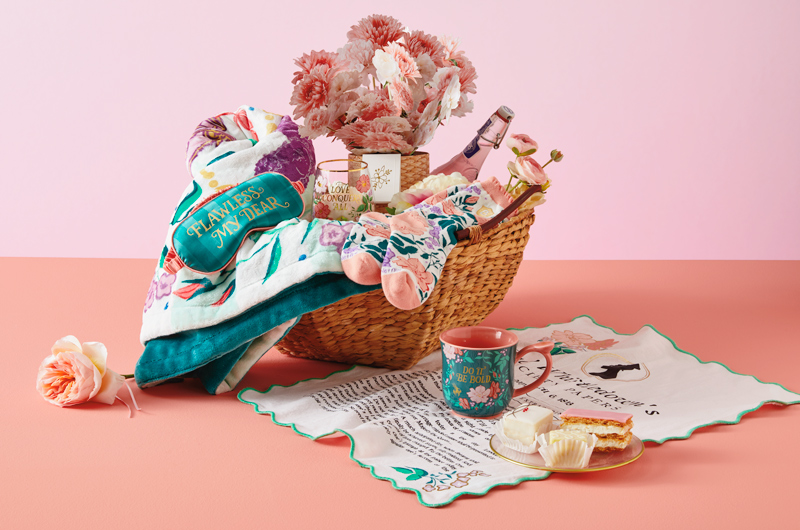 A Mother's Day gift basket for a fan of the Netflix show